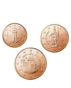 1+2+5 cent San marino 2004 UNC, Postzegels en Munten, Munten | Europa | Euromunten, Setje, San Marino, Ophalen of Verzenden, 5 cent