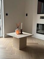 Travertin salontafel/bijzettafel, Ophalen, Overige materialen, Minder dan 50 cm, 50 tot 100 cm