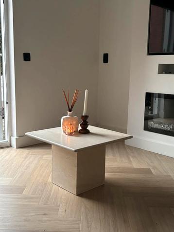Travertin salontafel/bijzettafel  beschikbaar voor biedingen