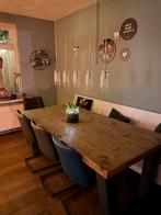 Hanglampen eetkamertafel, Huis en Inrichting, Tafels | Eettafels, Ophalen, Zo goed als nieuw, Rond, 50 tot 100 cm