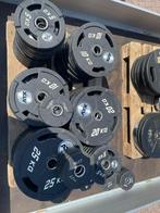 Atx polyurethane tri-grip plates (1240 kg voorraad), Sport en Fitness, Fitnessmaterialen, Ophalen, Atx, Zo goed als nieuw, Atx