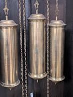 Antieke staande klok 3 gewichten kwartier slag €250., Antiek en Kunst, Ophalen