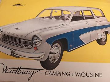 1959 Wartburg Camping Limousine DDR folder stationcar izgst  beschikbaar voor biedingen