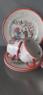 Antiek Japans Theeservies - Satsuma Stijl, Antiek en Kunst, Antiek | Servies compleet, Ophalen