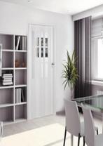 PRESIDENT vouwdeur zeer luxe New Edition met melk glas