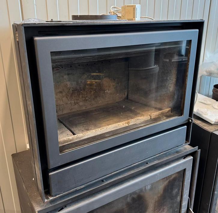 Barbas Universal 5-70 Inzethaard houtkachel, Huis en Inrichting, Kachels, Gebruikt, Inbouw, Houtkachel, Hout, Ophalen