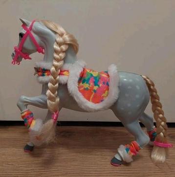Barbie Ski Fun Blizzard Snowdance Horse Paard Vintage 1991 beschikbaar voor biedingen