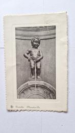 vintage ansichtkaart manneke pis, Verzamelen, Ansichtkaarten | België, Ophalen of Verzenden, 1940 tot 1960, Gelopen, Brussel (Gewest)