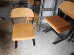4 stoelen in hoogte verstelbaar, Ophalen, Zwart, Zo goed als nieuw, Vier