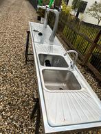 Bar met 2 tapkranen en spoelbak, Ophalen of Verzenden, Gebruikt