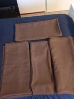 Donkerbruine gordijnen ANNAKAJSA (Ikea) 4 stuks, Huis en Inrichting, 100 tot 150 cm, Bruin, 200 cm of meer, Ophalen of Verzenden