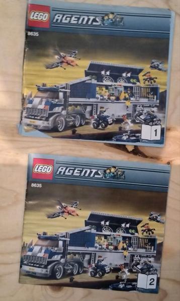 Partij lego agents boekjes. beschikbaar voor biedingen