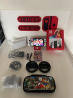 OLED NINTENDO 2024+GARANTIE+ MARIO KART+STUURTJES MEGA PACK, Met 2 controllers, Ophalen of Verzenden, Zo goed als nieuw, "
