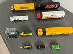Model vrachtauto’s + 4 kleine personenautos, Hobby en Vrije tijd, Modelauto's | 1:50, Ophalen, Gebruikt, Bus of Vrachtwagen, Overige merken