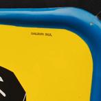 Emaille reclamebordbord van Union bruinkool briketten🔥, Verzamelen, Merken en Reclamevoorwerpen, Reclamebord, Gebruikt, ., Ophalen of Verzenden