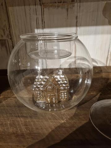 Riviera Maison theelichthouder met het rm huisje erin. beschikbaar voor biedingen