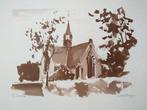 Prent St.Pancras, Verzamelen, Foto's en Prenten, Verzenden, 1960 tot 1980, Zo goed als nieuw