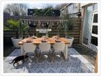 Industrieel TUIN & TERRAS Tafels in alle Maten Tuintafels, Eettafel, Verzenden, Steigerhout, Nieuw