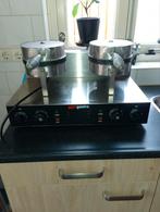 Gebruikte ronde wafelijzer - werkt perfect!, Gebruikt, 3 kookzones of minder, Ophalen of Verzenden, Vrijstaand