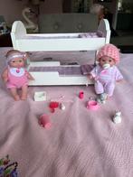 Poppen setje met stapelbed en accessoires, Kinderen en Baby's, Speelgoed | Poppen, Ophalen of Verzenden, Gebruikt, Babypop