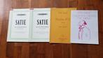 Satie . 4 PIANOBOEKEN., Muziek en Instrumenten, Bladmuziek, Klassiek, Ophalen of Verzenden, Zo goed als nieuw, Artiest of Componist