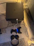 PS4 Slim + 2 Controllers + JBL Koptelefoon, Spelcomputers en Games, Spelcomputers | Sony PlayStation 1, Ophalen of Verzenden, Gebruikt