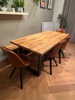 Eettafel, bank & stoelen (Dining table & chairs) 6-7 person, Huis en Inrichting, Tafels | Eettafels, Ophalen, 50 tot 100 cm, Zo goed als nieuw