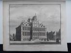 12 / Stadhuis Vlissingen Gravure uit 1747 door J.C. Philips, Antiek en Kunst, Kunst | Etsen en Gravures, Ophalen of Verzenden