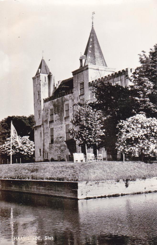 01804 Haamstede - Slot, Verzamelen, Ansichtkaarten | Nederland, Ongelopen, Zeeland, 1960 tot 1980, Verzenden