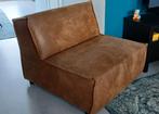 bank tussenstuk center module modulaire cognac bruine bank, Huis en Inrichting, Ophalen, Zo goed als nieuw, 75 tot 100 cm, Minder dan 150 cm