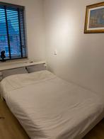 Comfortabel twijfelaar bed (120x200 cm), Ophalen, Wit, Zo goed als nieuw, Twijfelaar