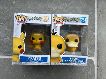2 Funko Pop! Pokémon: Pikachu & Psyduck beschikbaar voor biedingen
