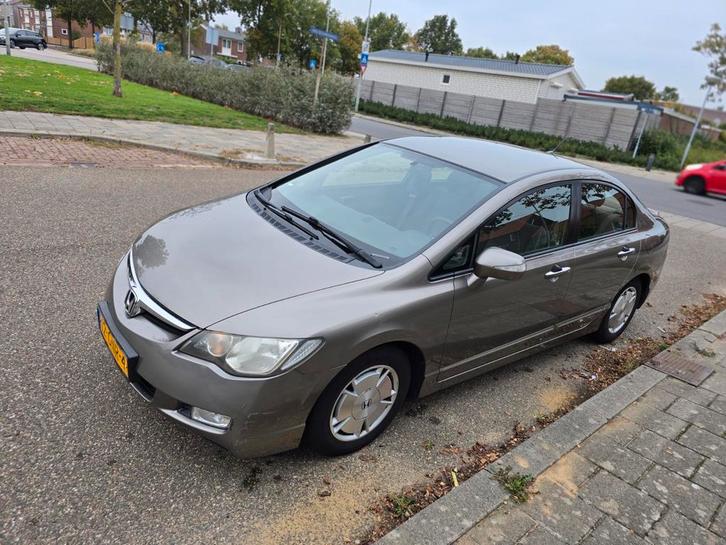 Honda Civic 1.3 Vtec Hybrid 4DR C-tr. 2008 Grijs, Auto's, Honda, Particulier, Civic, Hybride Elektrisch/Benzine, A, Sedan, Automaat