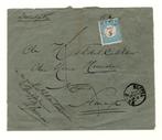 5 cent portzegel 1881 op brief, Ophalen, Brief