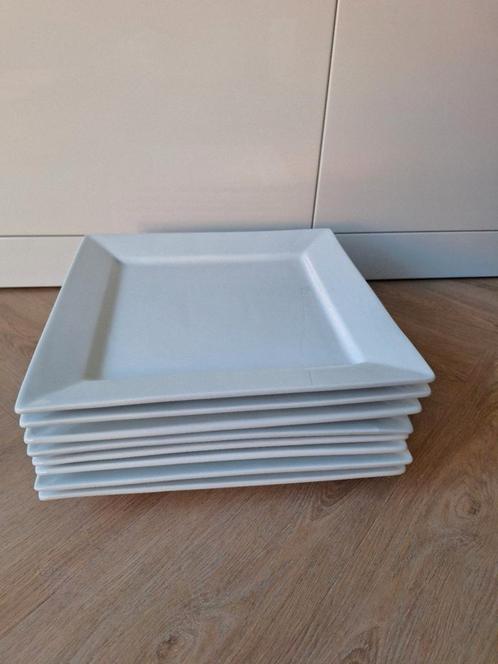 Vierkanten borden 30x30cm Hema, Huis en Inrichting, Keuken | Servies, Nieuw, Bord(en), Effen, Porselein, Ophalen