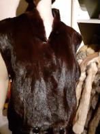 Prachtige echte kastanje bruine bont bodywarmer bontvest M, Ophalen of Verzenden, Zo goed als nieuw, Maat 38/40 (M), Bruin