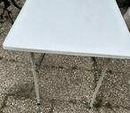 Tuintafel camping tafel inklapbaar op ouwbaar 80 cm x 60 cm, Kunststof, Gebruikt, Rechthoekig, Ophalen