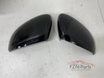 VW Golf 8 Spiegelkappen Set L+R Metallic zwart, Ophalen, Gebruikt