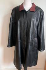 Prachtige zwarte soepel vallend echt leren jas maat XXXL, Ophalen of Verzenden, Gedragen, Zwart