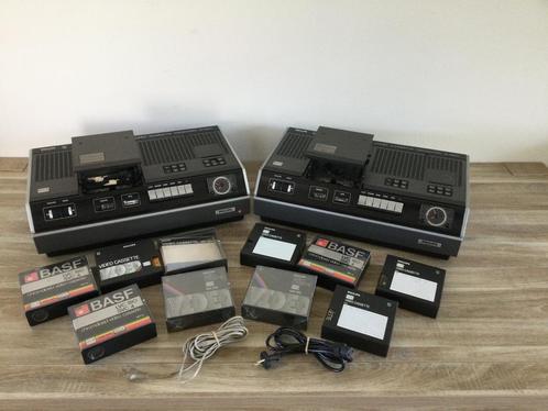Philips N1500 + N1501 VCR samen  €250, Audio, Tv en Foto, Videospelers, Gebruikt, Ophalen