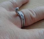 zilveren ring cobra [898], Sieraden, Tassen en Uiterlijk, Ringen, 17 tot 18, Dame, Zo goed als nieuw, Zilver