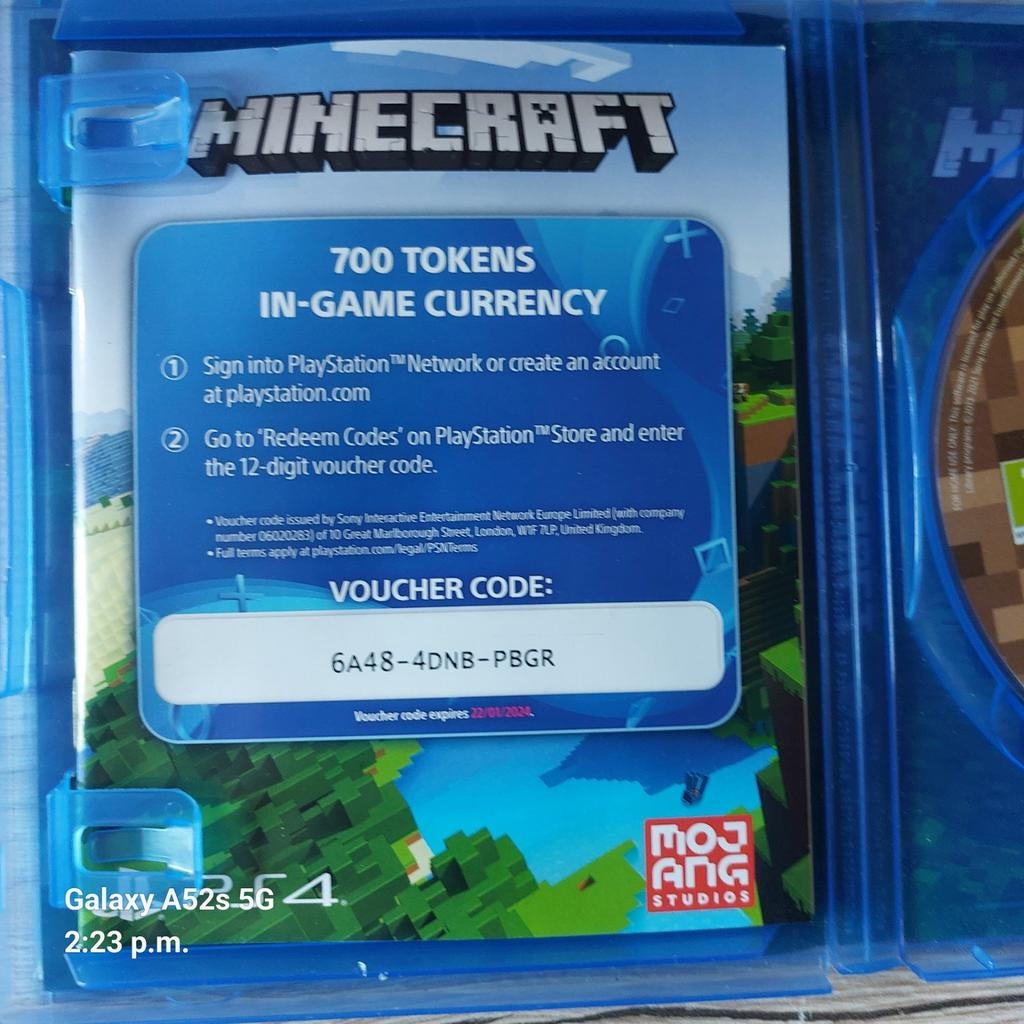 Minecraft ps4, 1 speler, Ophalen, Zo goed als nieuw