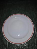 Ww2 Duits porseleinen bord D.A.F rode rand, Antiek en Kunst, Antiek | Servies los, Ophalen of Verzenden