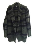 zwart groen grof gebreid oversized vest van whkmp's own, Kleding | Dames, Nieuw, Maat 42/44 (L), Whkmp's own, Zwart