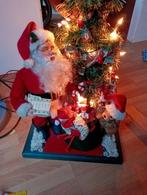 Unieke grote bewegende kerstman m kerstverlichting & muziek, Diversen, Kerst, Ophalen of Verzenden, Zo goed als nieuw