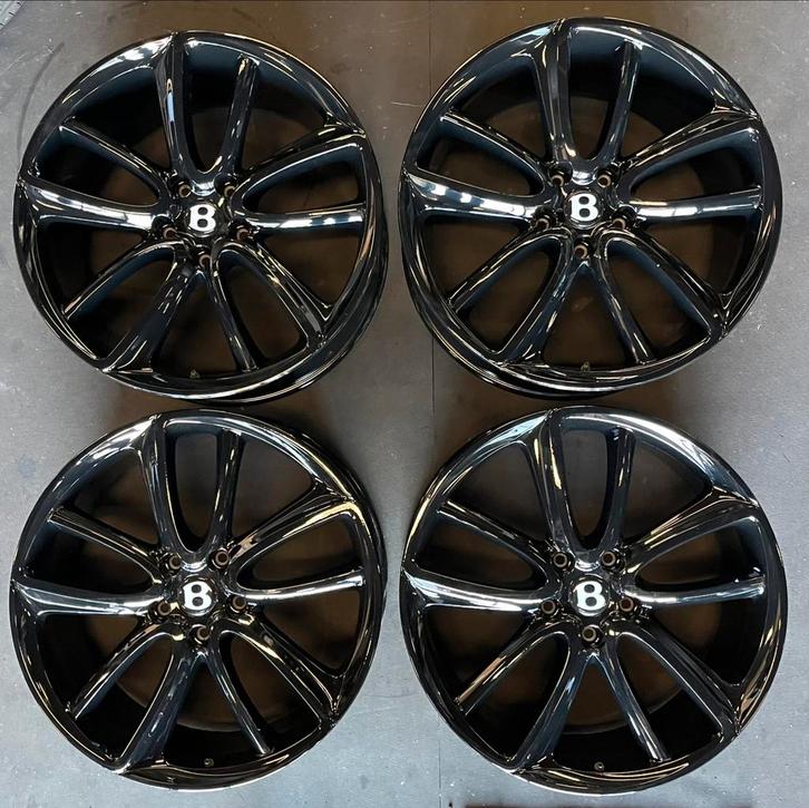 Originele 22 inch Bentley Continental GT GTC velgen, Auto-onderdelen, Banden en Velgen, Velg(en), Zomerbanden, Overige maten, 315 mm