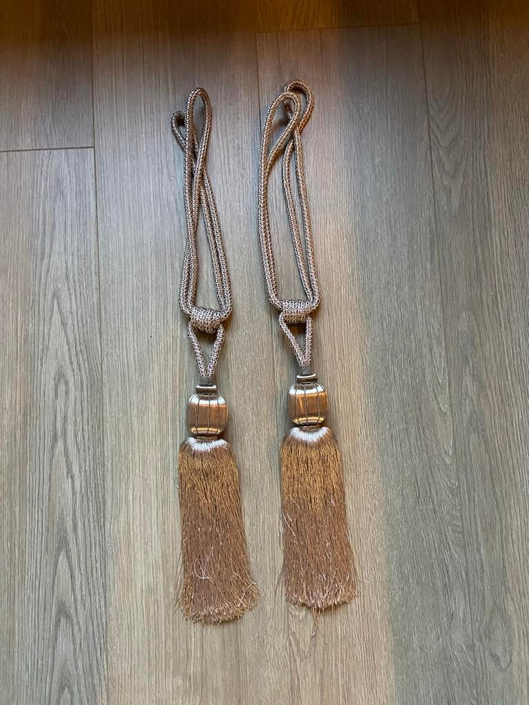 Gordijn Embrasses / Gordijn Kwasten - Champagne Kleur - Nieu, Ophalen of Verzenden, Nieuw