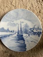 Delfts blauw bord, Antiek en Kunst, Ophalen of Verzenden