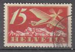 E052 Zwitserland 1923 gestempeld 179 luchtpost, Postzegels en Munten, Postzegels | Europa | Zwitserland, Verzenden, Gestempeld