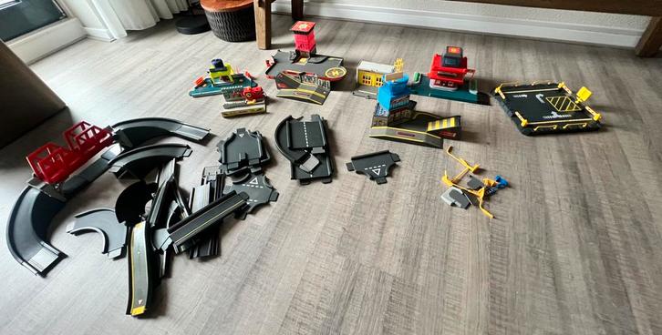 Matchbox bouwbaan, Kinderen en Baby's, Speelgoed | Racebanen, Gebruikt, Onderdelen, Handmatig, Overige merken, Zelf te bouwen